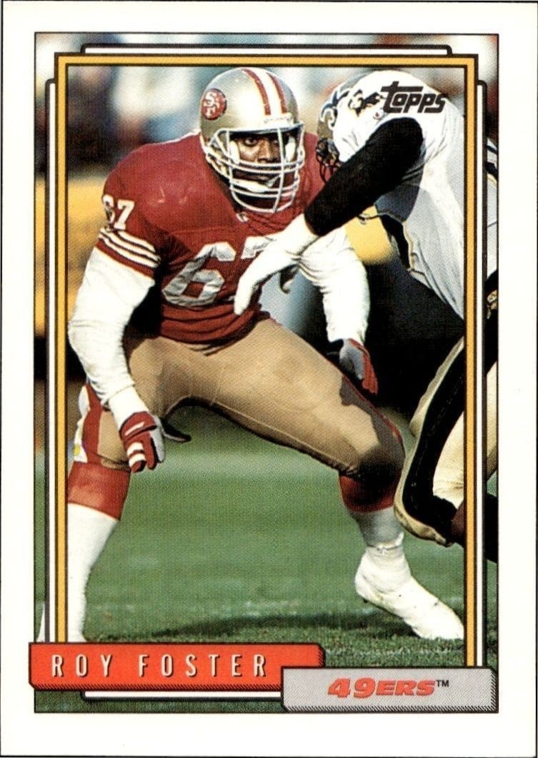 1992 Topps Roy Foster #29 trading card