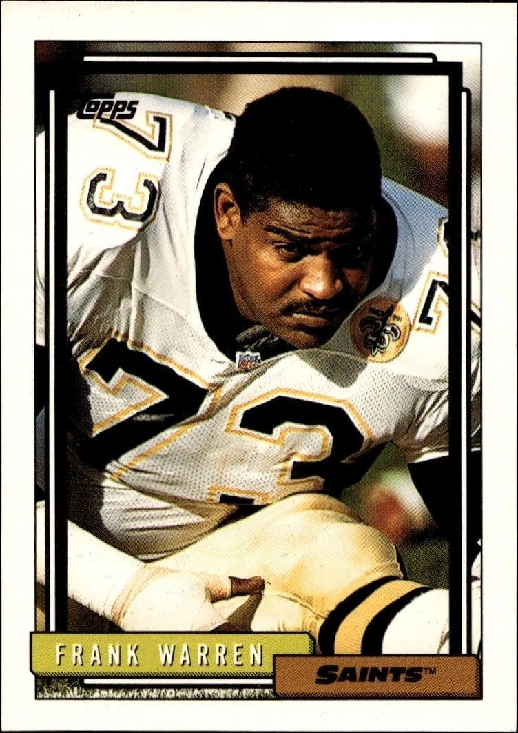 1992 Topps Frank Warren #653 trading card