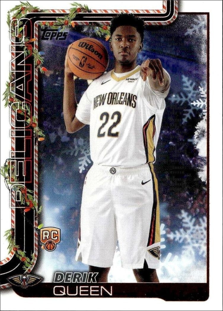 2025-26 Topps Holiday Derik Queen #H173 trading card