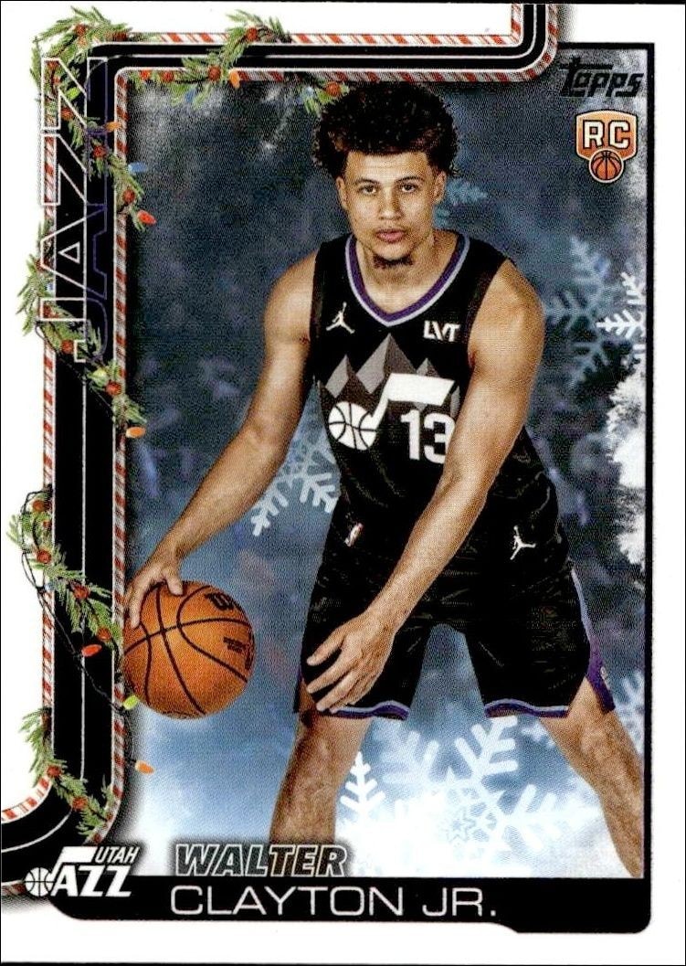 2025-26 Topps Holiday Walter Clayton Jr. #H178 trading card