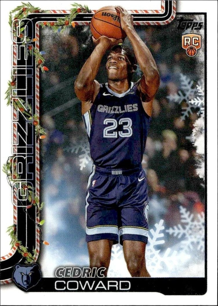 2025-26 Topps Holiday Cedric Coward #H171 trading card