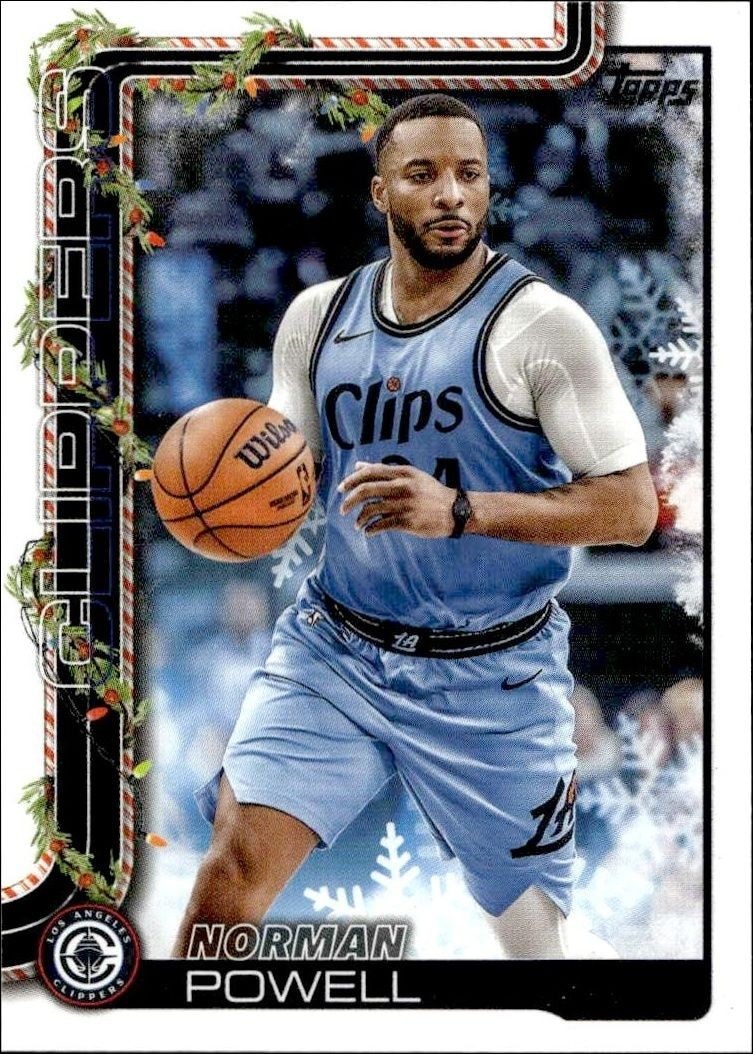 2025-26 Topps Holiday Norman Powell #H114 trading card