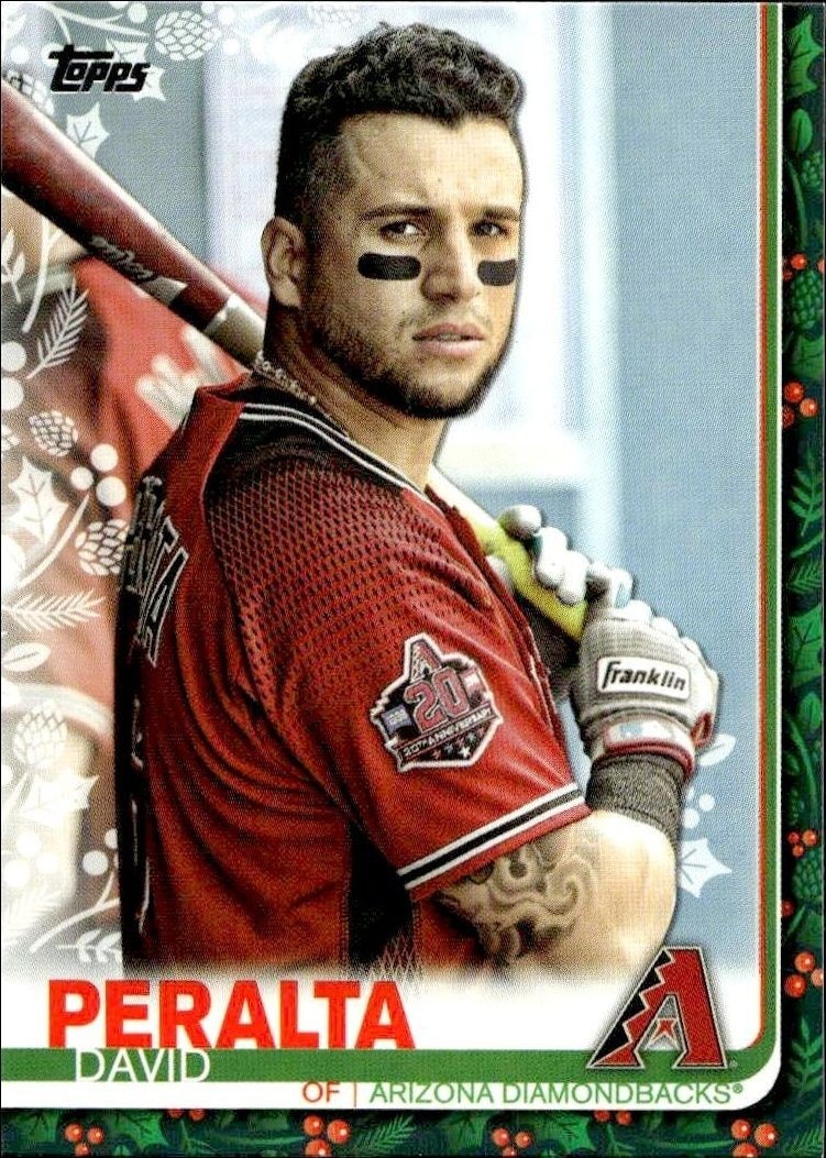 2019 Topps Holiday David Peralta #HW149 trading card