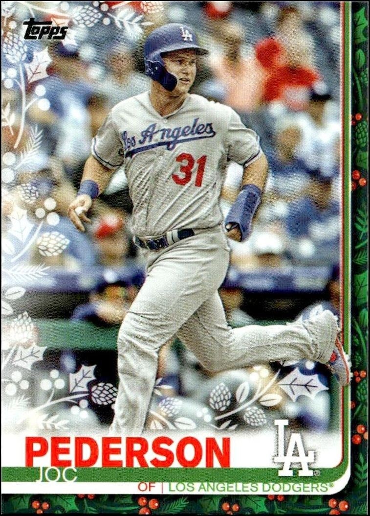2019 Topps Holiday Joc Pederson #HW25 trading card