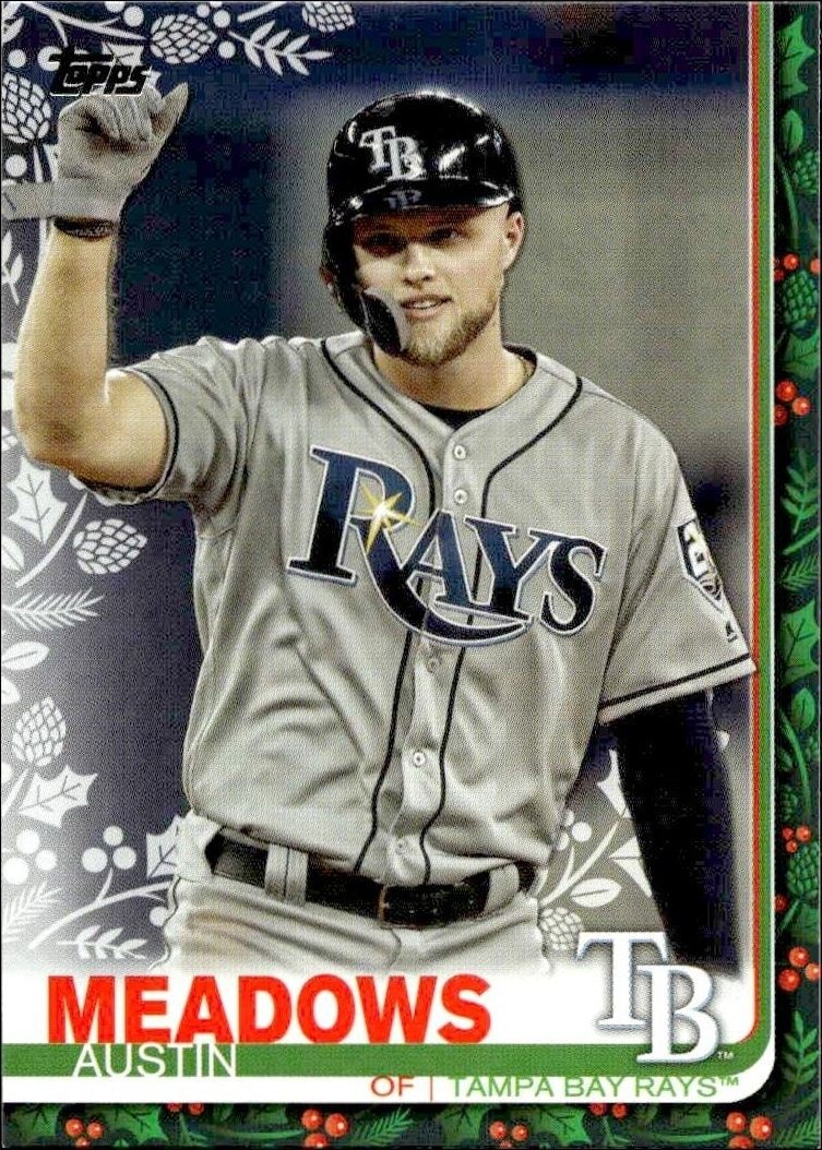 2019 Topps Holiday Austin Meadows #HW34 trading card