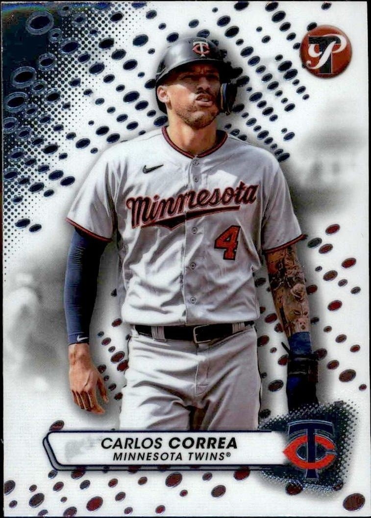 2023 Topps Pristine Carlos Correa #125 trading card