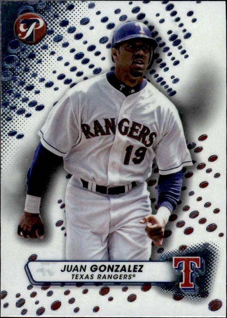2023 Topps Pristine Juan Gonzalez #158 trading card