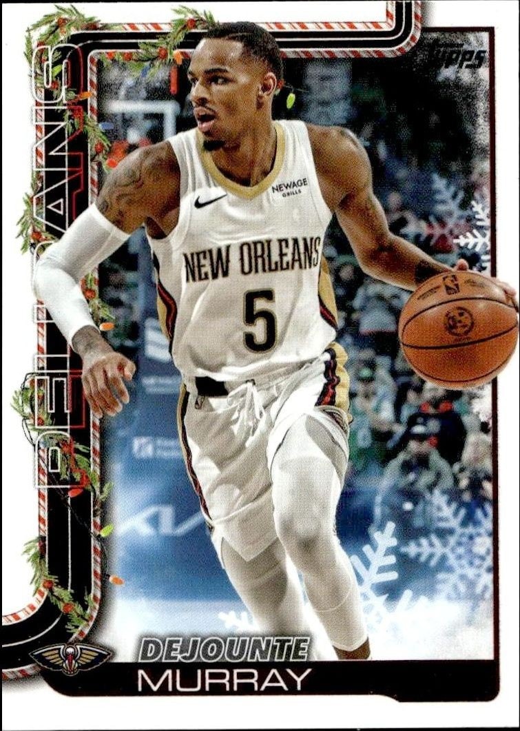 2025-26 Topps Holiday Dejounte Murray #H154 trading card