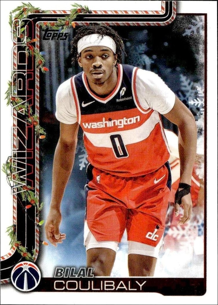2025-26 Topps Holiday Bilal Coulibaly #H74 trading card