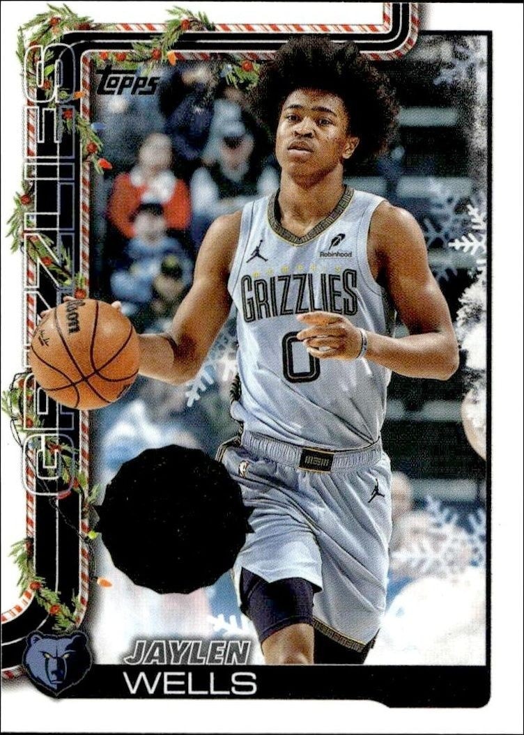 2025-26 Topps Holiday Jaylen Wells #H147 trading card