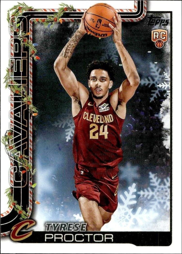 2025-26 Topps Holiday Tyrese Proctor #H200 trading card