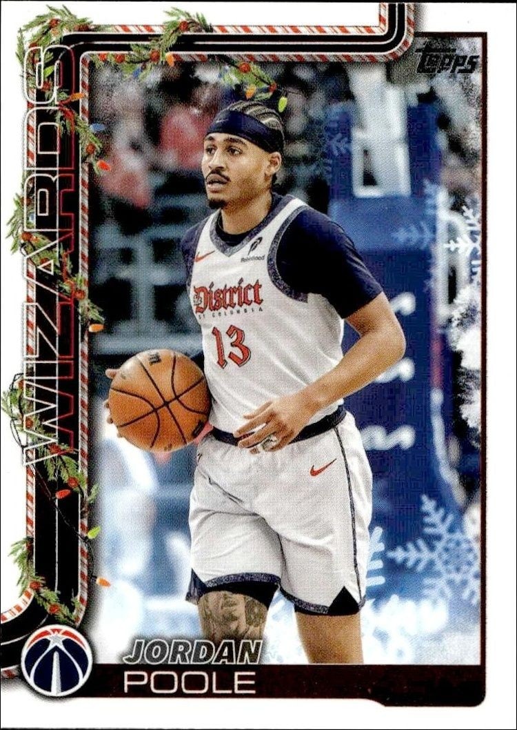 2025-26 Topps Holiday Jordan Poole #H73 trading card
