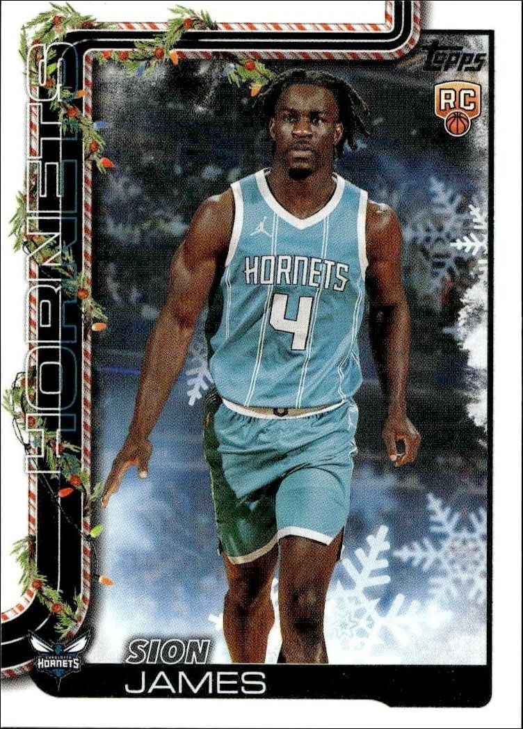 2025-26 Topps Holiday Sion James #H193 trading card