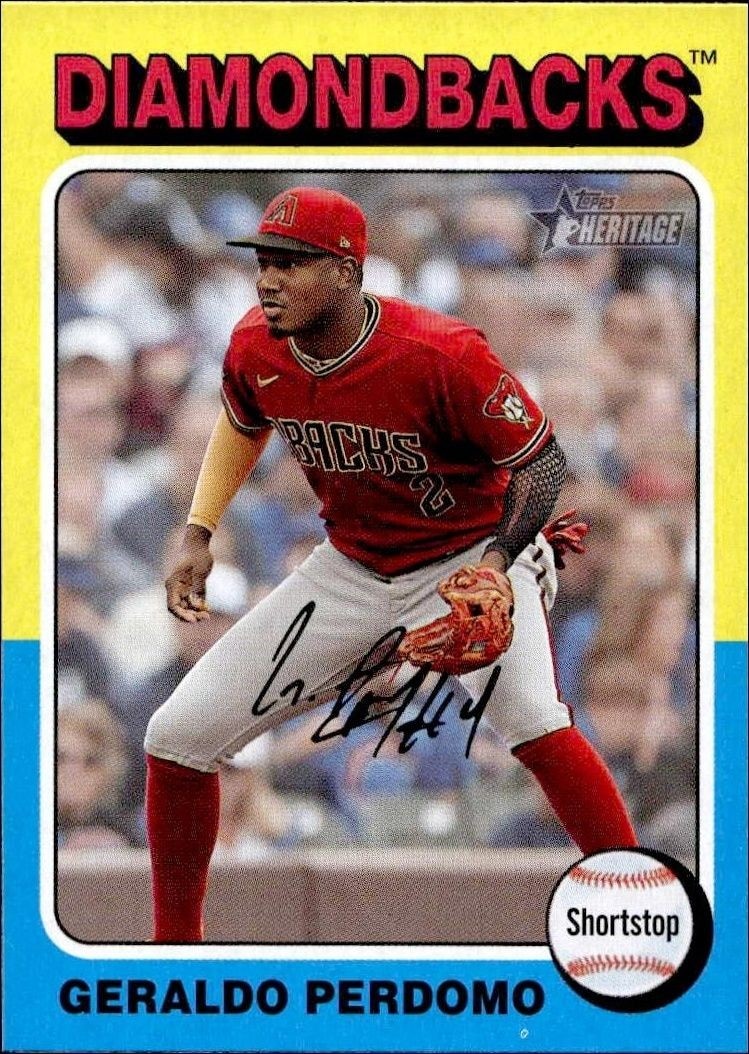 2017 Panini Heritage Geraldo Perdomo #378 trading card
