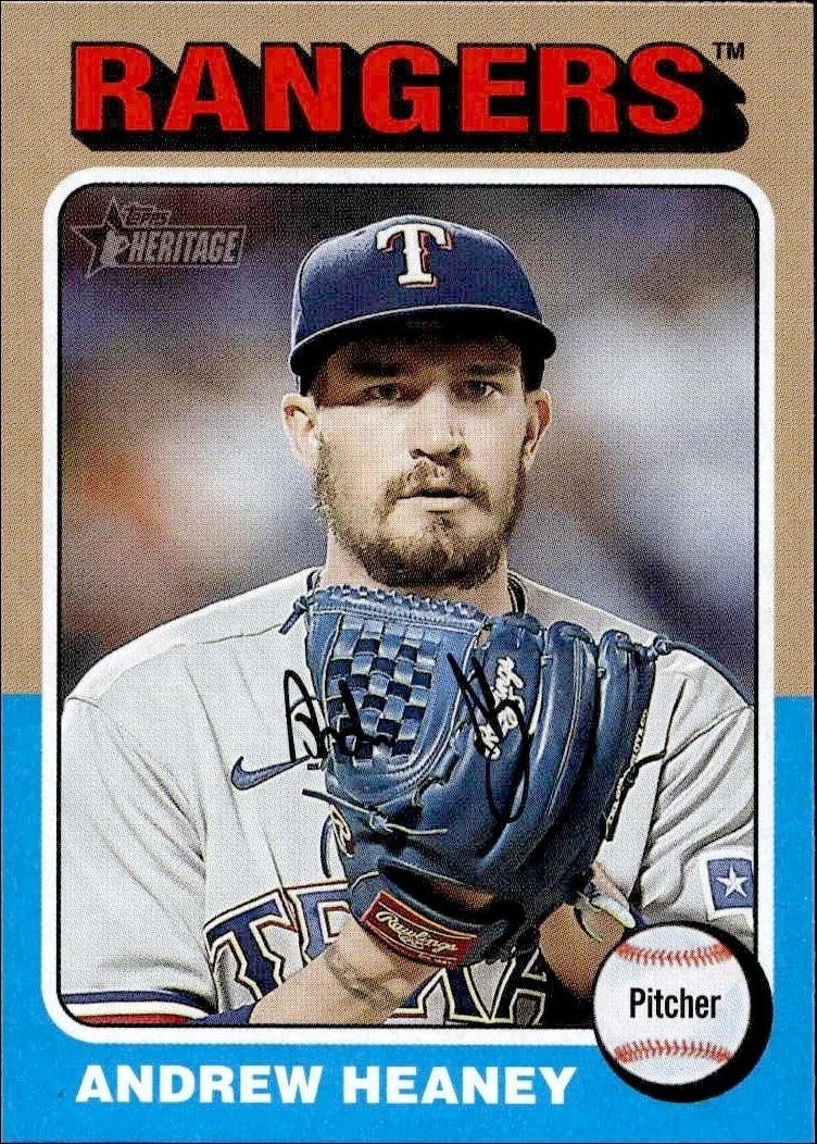 2024 Topps Heritage Andrew Heaney #478 trading card