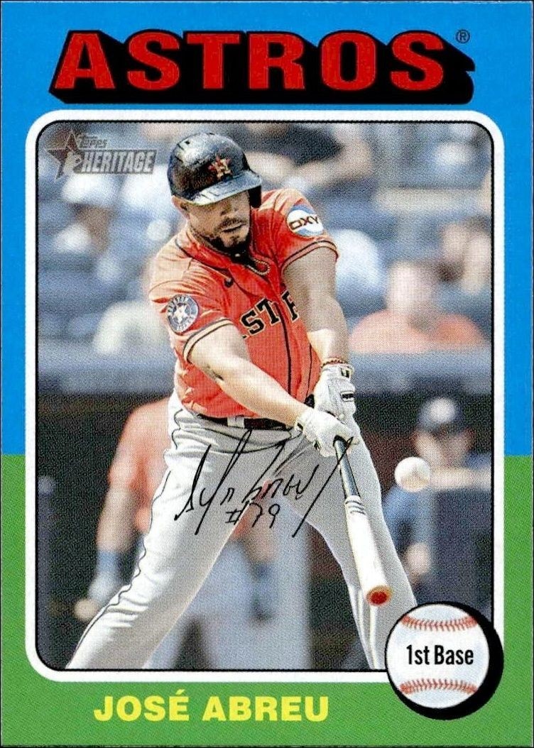 2024 Topps Heritage Jose Abreu #220 trading card
