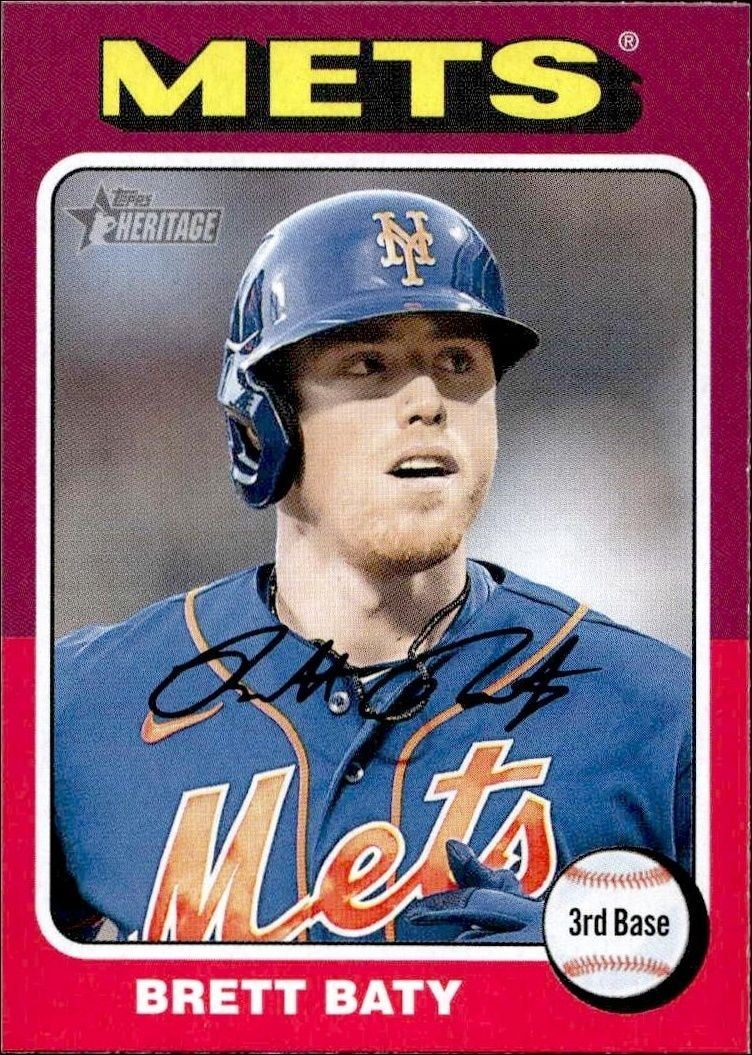 2024 Topps Heritage Brett Baty #219 trading card