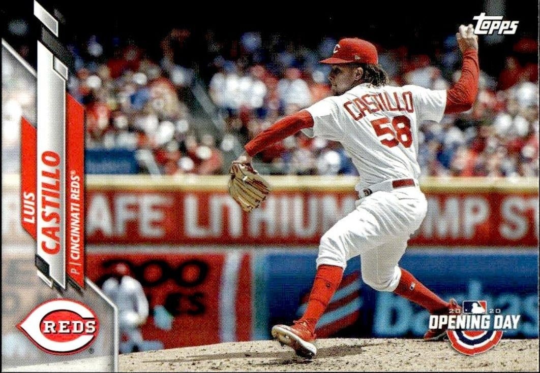 2020 Topps Opening Day Luis Castillo #125 trading card