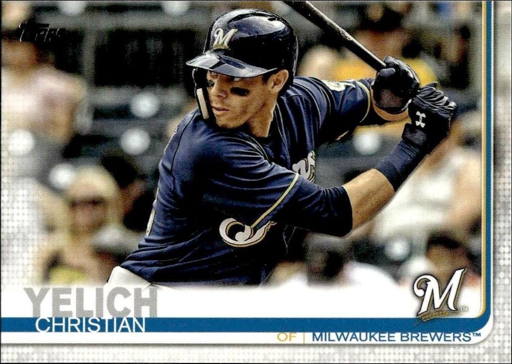 2019 Topps Series 1 Christian Yelich #300 trading card