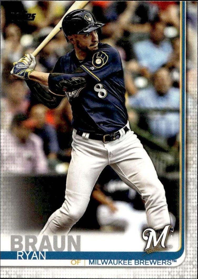 2019 Topps Series 2 Ryan Braun #614 trading card