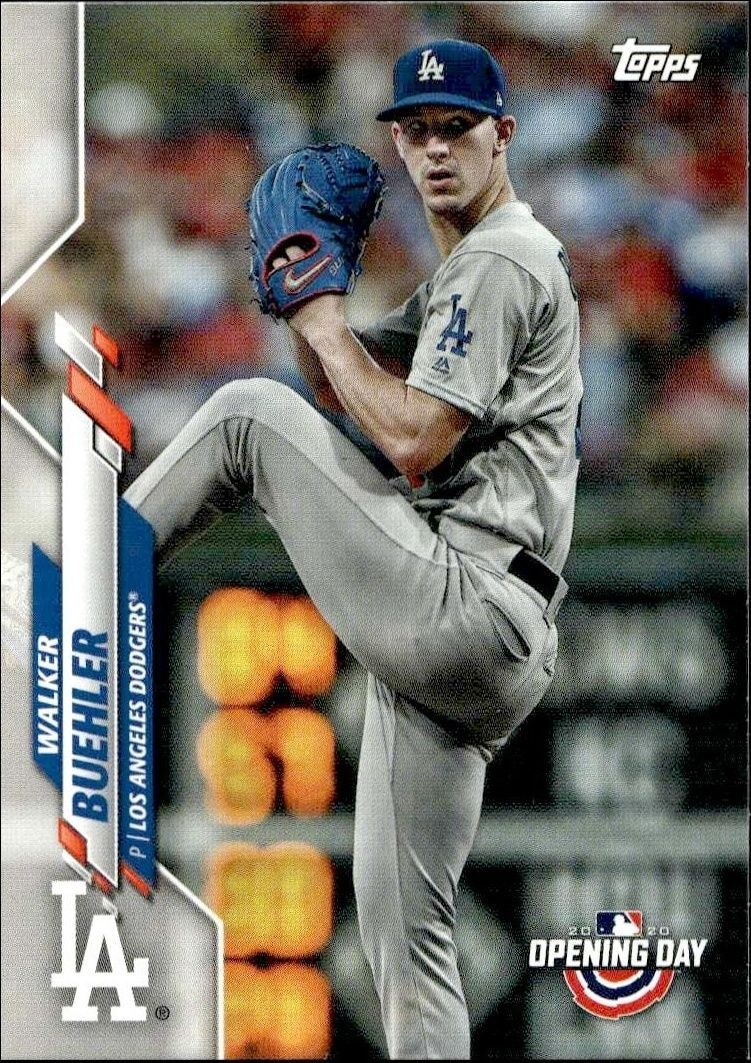 2020 Topps Opening Day Walker Buehler #172 trading card