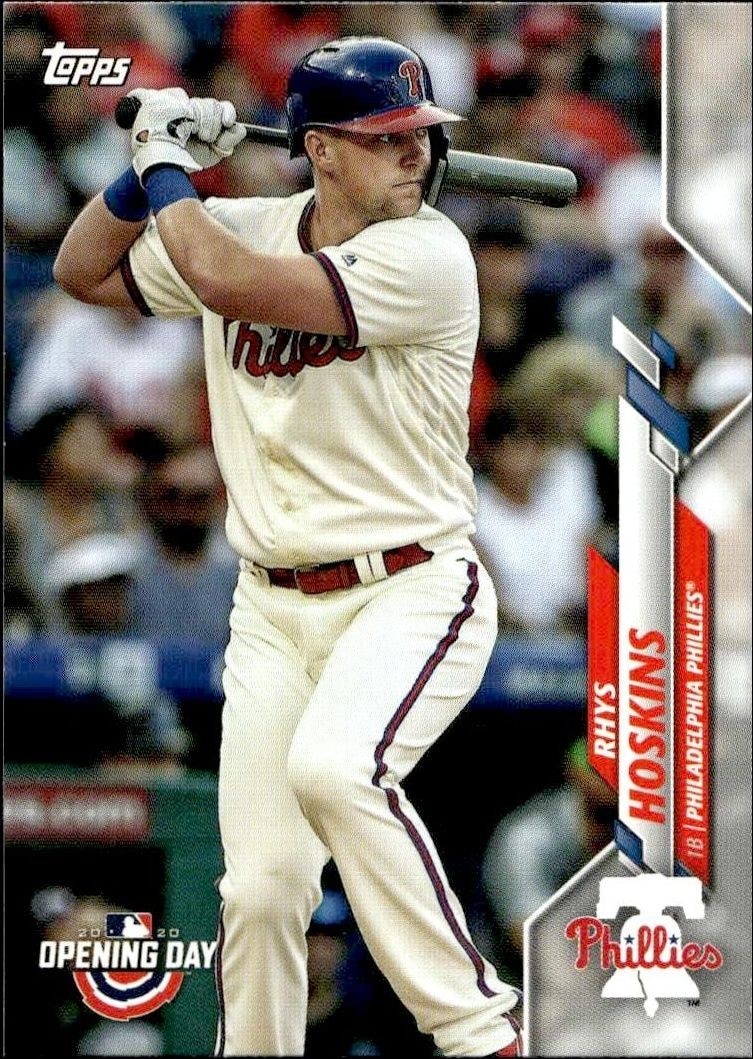 2020 Topps Opening Day Rhys Hoskins #156 trading card