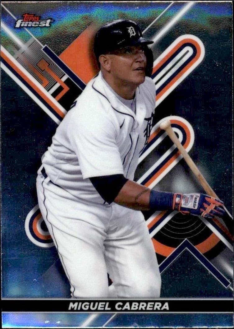 2022 Topps Finest Miguel Cabrera #52 trading card