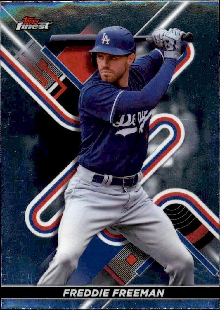 2022 Topps Finest Freddie Freeman #34 trading card
