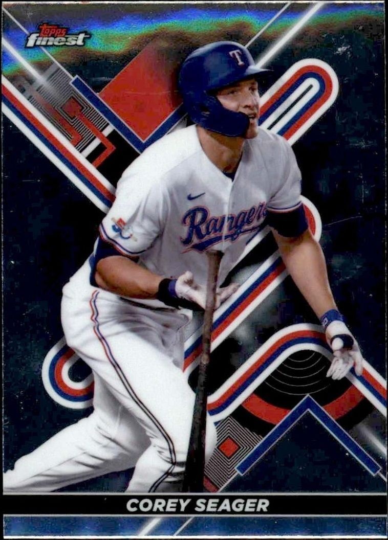 2022 Topps Finest Corey Seager #97 trading card