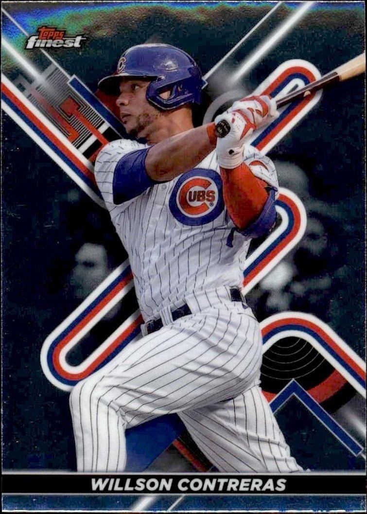 2022 Topps Finest Willson Contreras #40 trading card