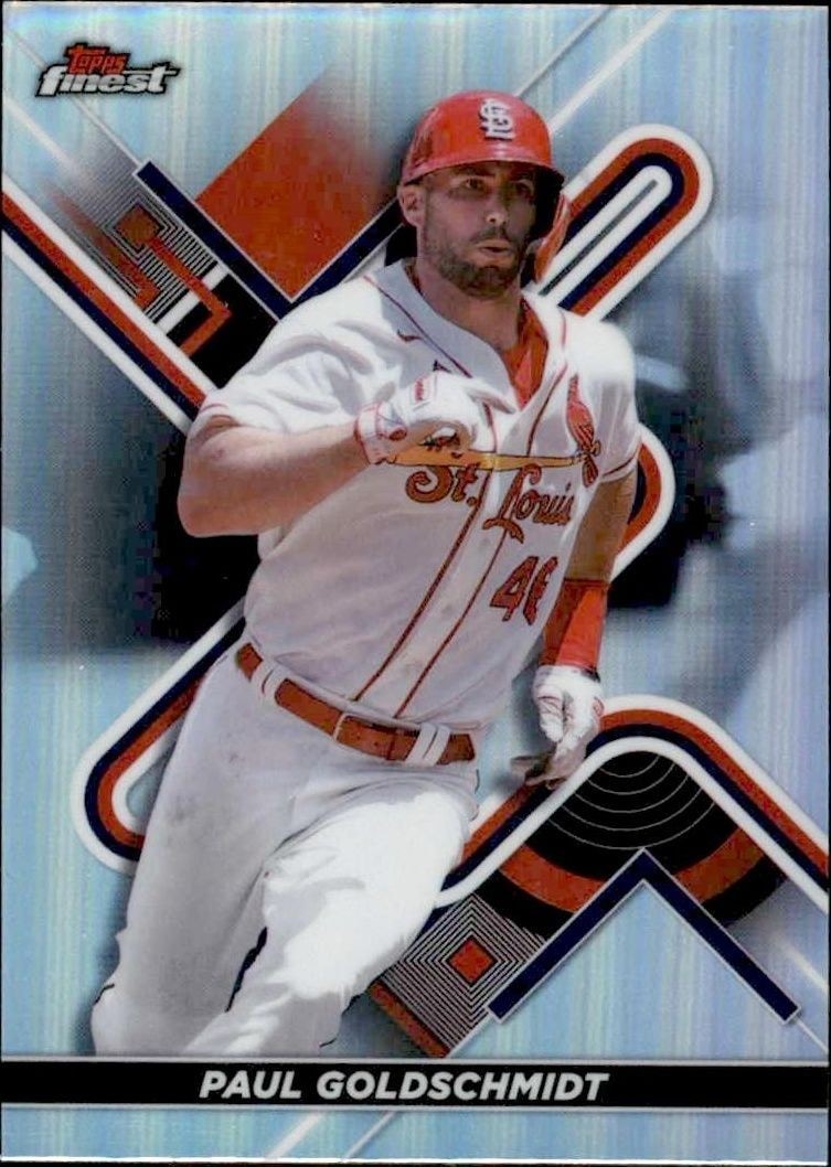 2022 Topps Finest Paul Goldschmidt #91 trading card