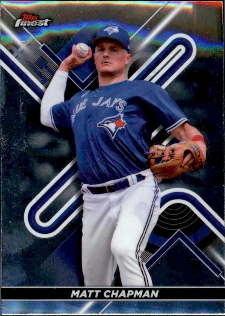 2022 Topps Finest Matt Chapman #78 trading card