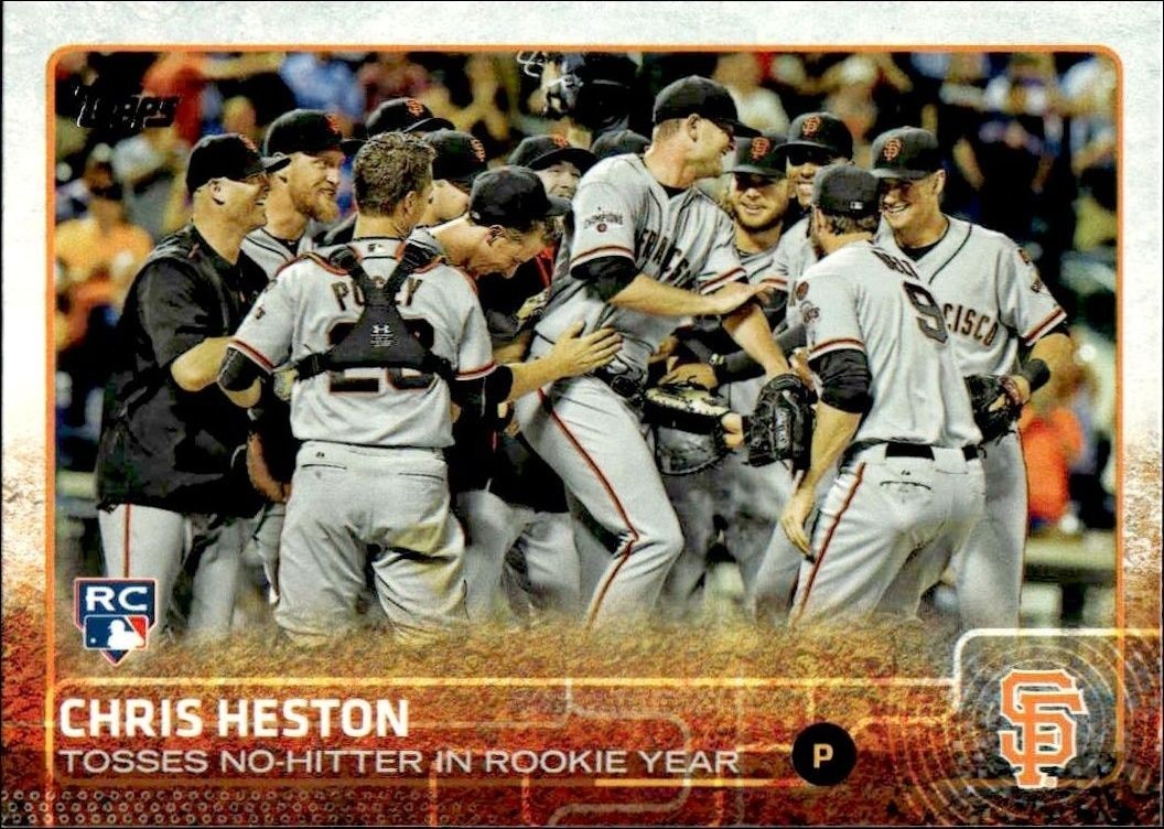 2015 Topps Update Series Chris Heston #US321 trading card
