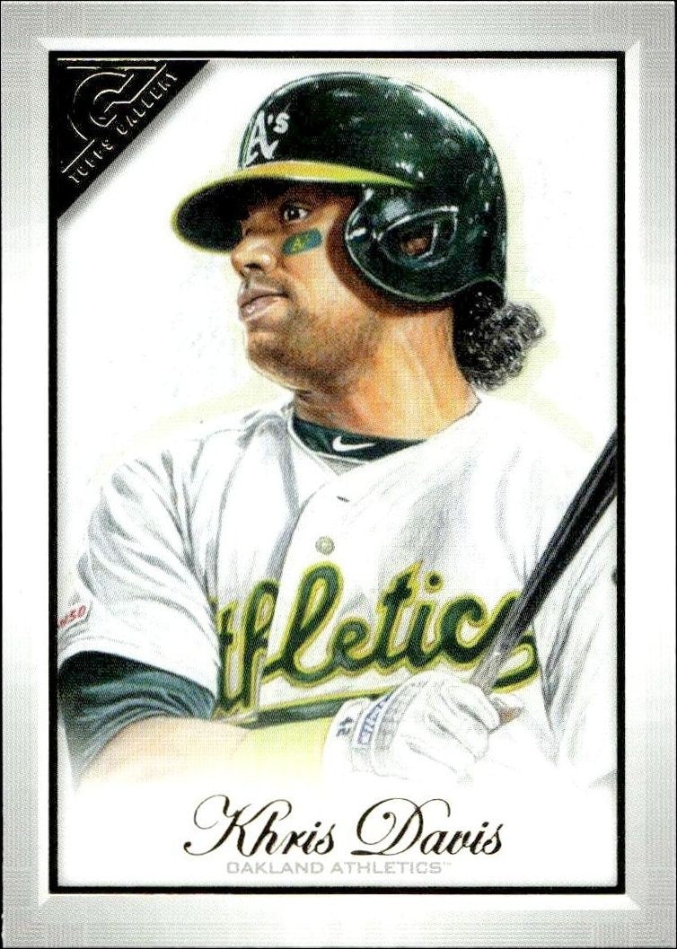 2019 Topps Gallery Khris Davis #51 trading card