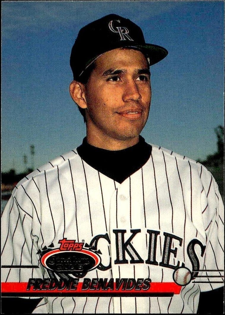 1993 Topps Stadium Club Freddie Benavides #456 trading card