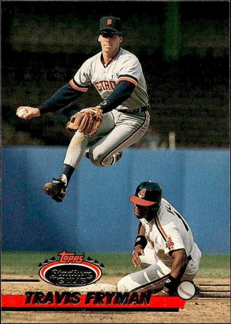 1993 Topps Stadium Club Travis Fryman #448 trading card