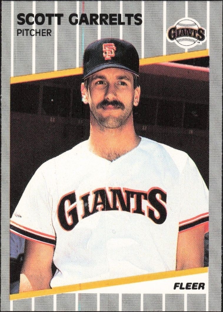 1989 Fleer Scott Garrelts #328 trading card