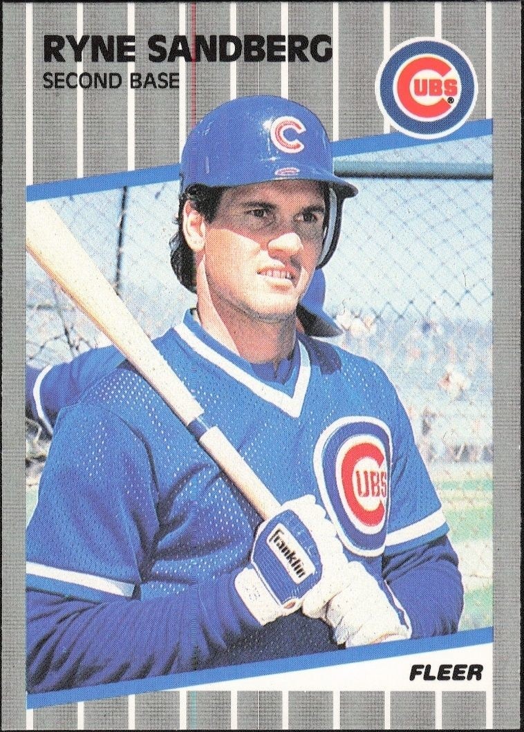 1989 Fleer Ryne Sandberg #437 trading card