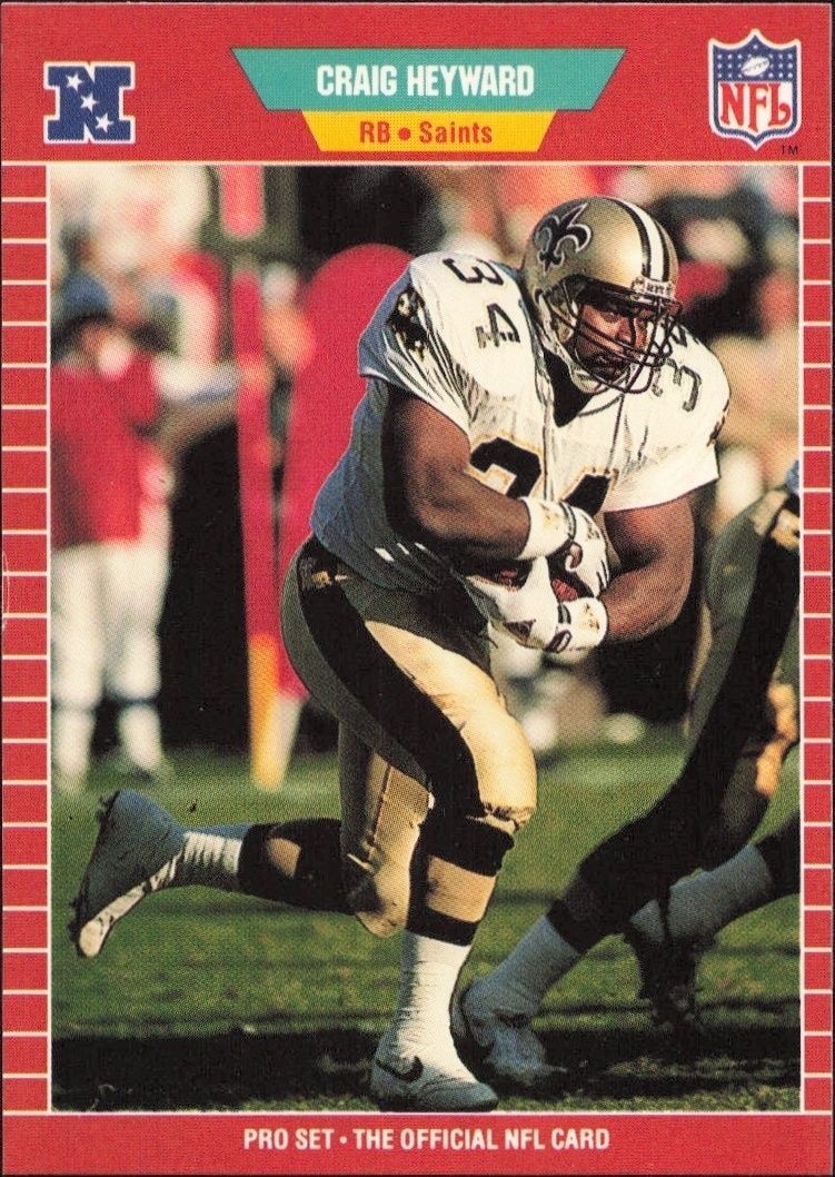 1989 Pro-Set Craig Heyward #267 trading card