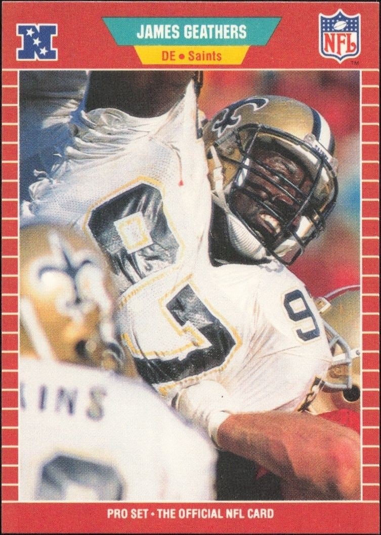 1989 Pro-Set James Geathers #265 trading card