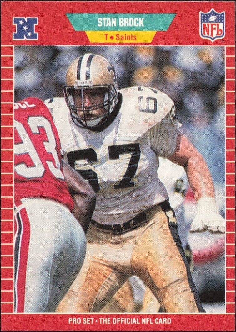 1989 Pro-Set Stan Brock #263 trading card
