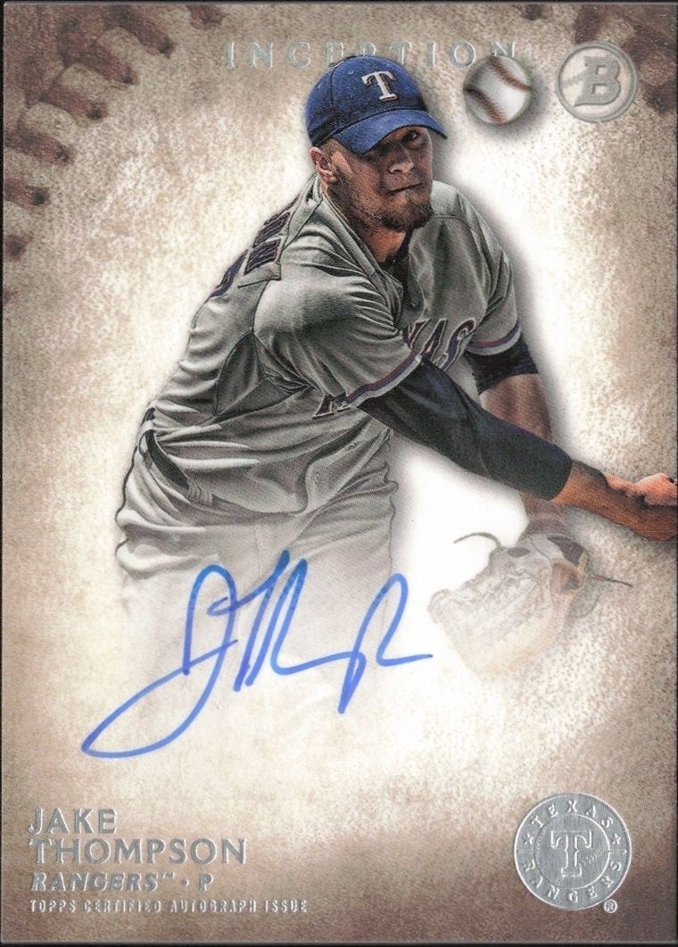 2015 Bowman Inception Jake Thompson #PA-JT trading card