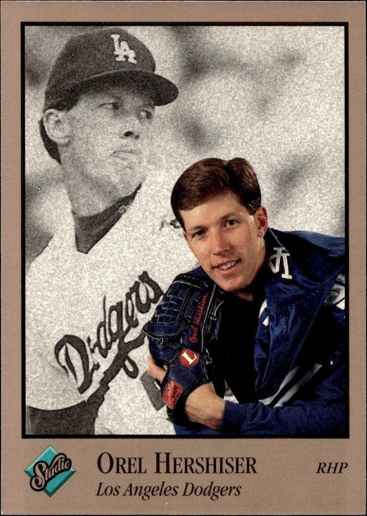 1992 Leaf Studio Orel Hershiser #44 trading card
