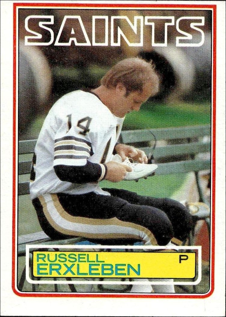 1983 Topps Russell Erxleben #112 trading card