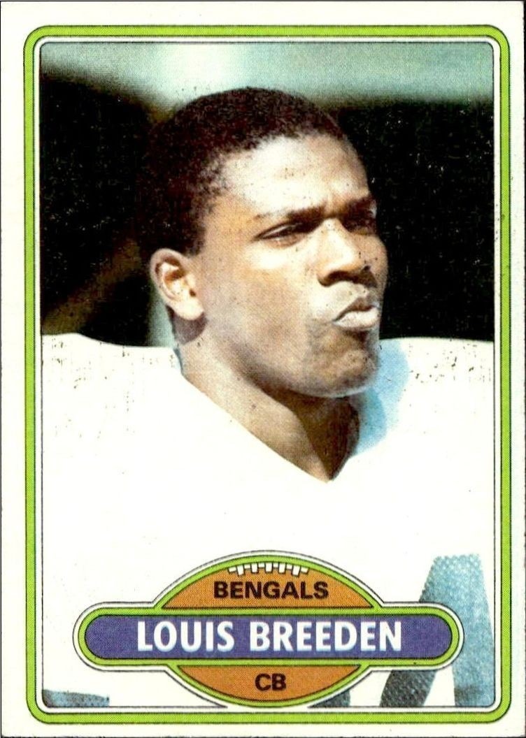 1980 Topps Louis Breeden #364 trading card
