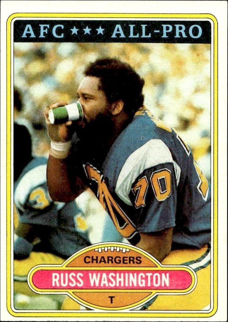1980 Topps Russ Washington #305 trading card