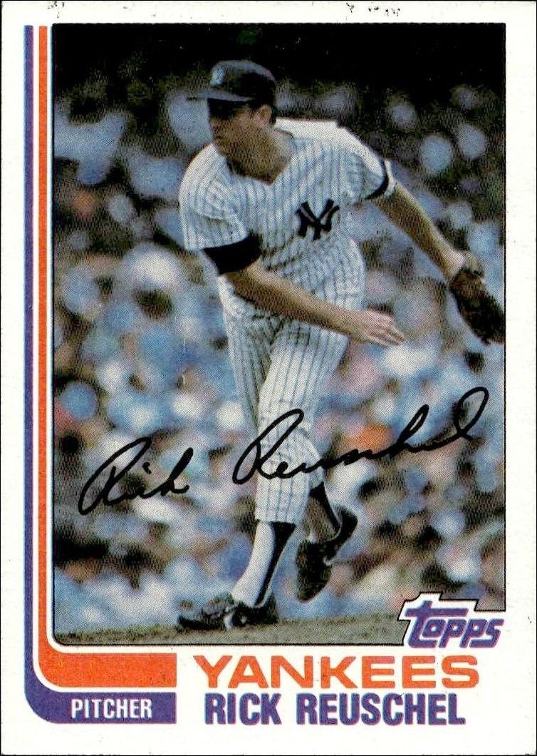 1982 Topps Rick Reuschel #405 trading card