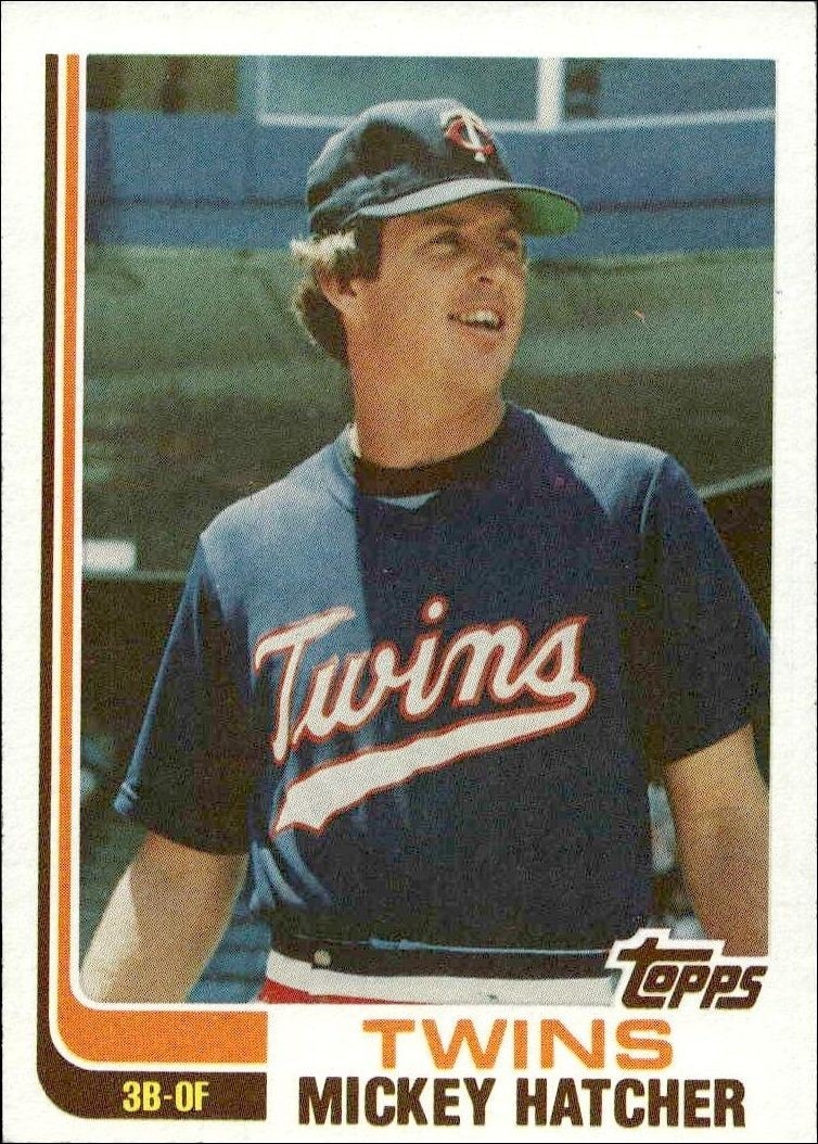 1982 Topps Mickey Hatcher #467 trading card