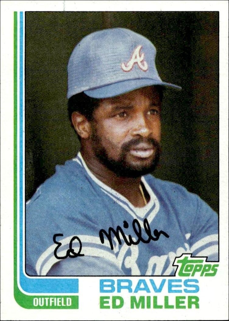 1982 Topps Ed Miller #451 trading card