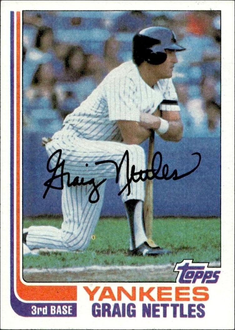 1982 Topps Graig Nettles #505 trading card